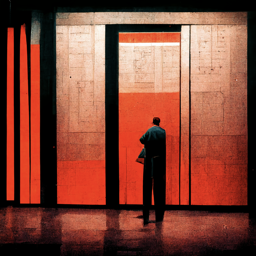 A person studying charts